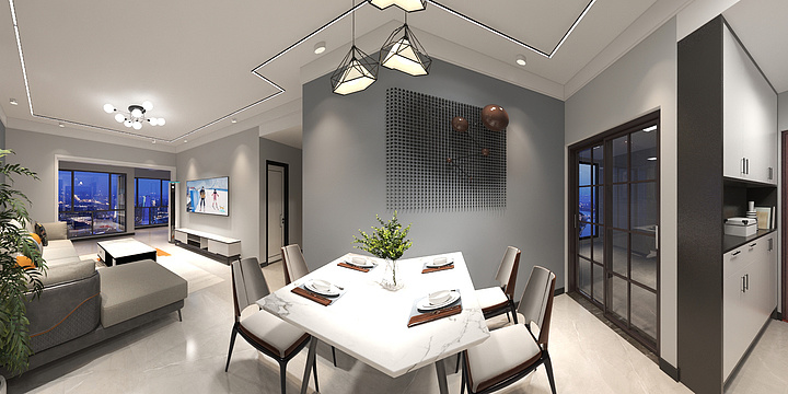 觅糖装饰熊先生-铂鹭风华11-1001施工图.d-装修设计方案