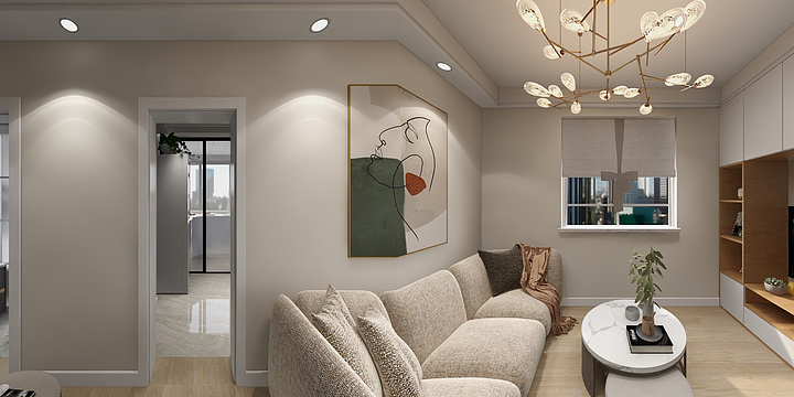 yyy1115308973-纺织西村5#奶油风-装修设计方案