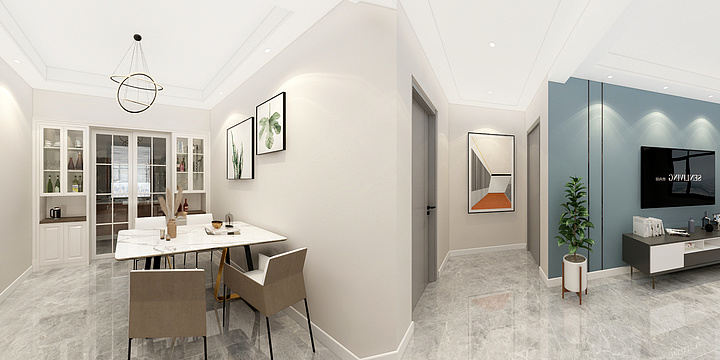 艺鸿.装饰-商水绿城1403.dwg-装修设计方案