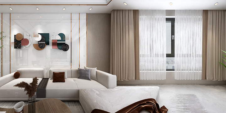 薛天龙-申家坡王宅轻奢风雅居-装修设计方案