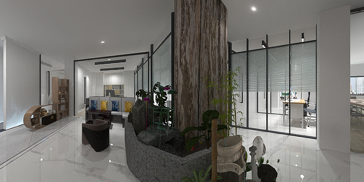 麟山云峰-长城测绘公司办公楼-装修设计方案