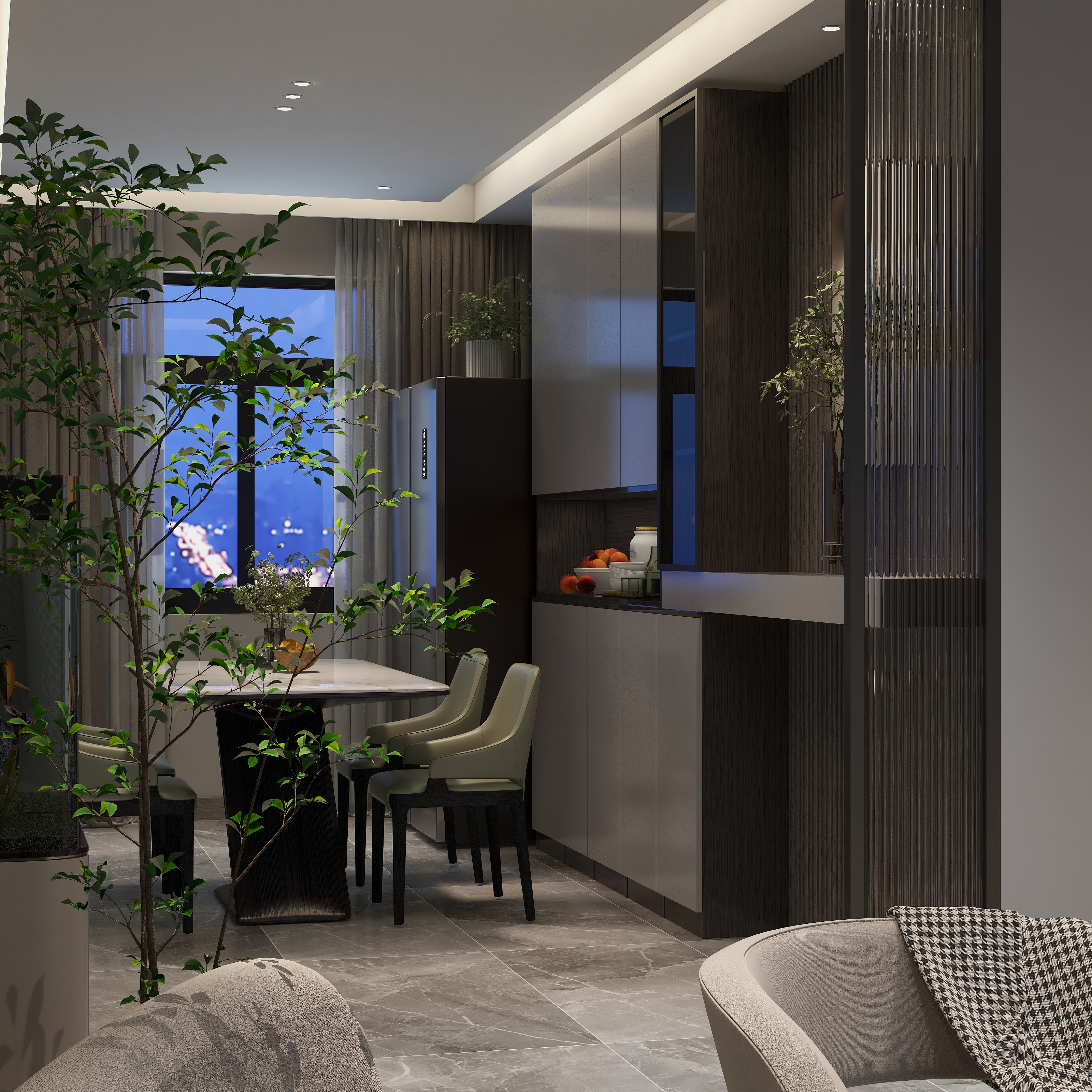 口口先森-（静谧）现代简约-装修设计方案