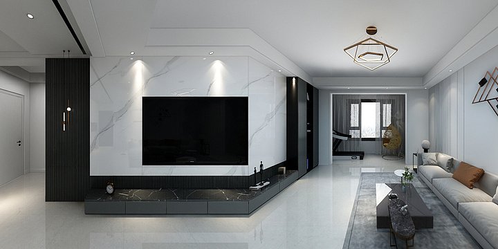 shejikongjian-富力城11-1601.dwg-装修设计方案