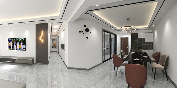 南阳亿鑫装饰-社旗三杰盛世城4号楼401-装修设计方案