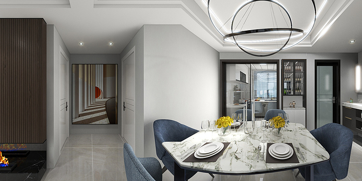 宣城奥田徐-贝林棠樾湾29栋902-装修设计方案