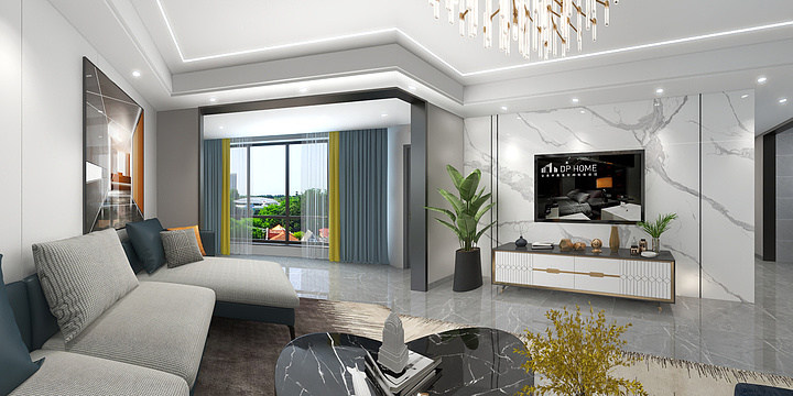 云川文创设计-中欣国际E户型.dwg-装修设计方案