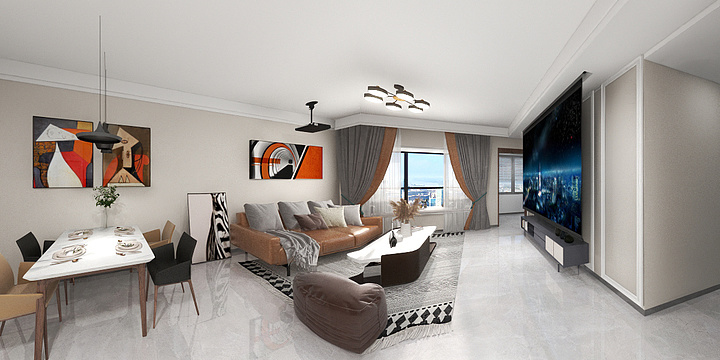 光华设计层-白鹭洲127㎡龚先生-装修设计方案