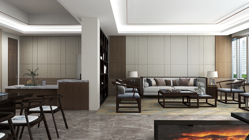 盛泓装饰duoer-公园天下茶室-装修设计方案