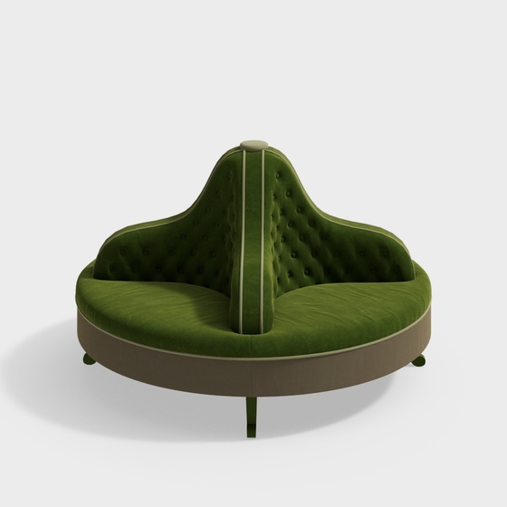 Neoclassic Modern Art Deco Seats & Sofas,3-seater Sofas,Three-seater Sofas,Green