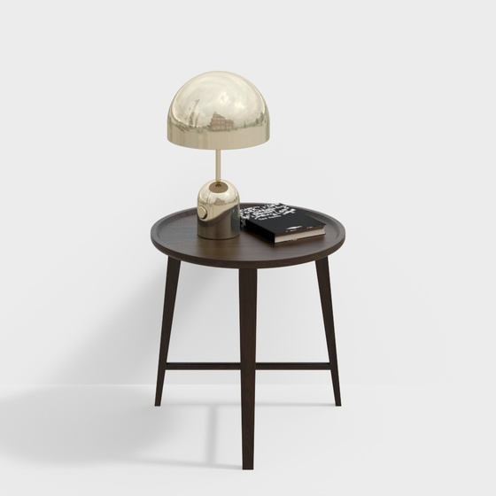 Modern Minimalist Side Tables,Earth color+Black