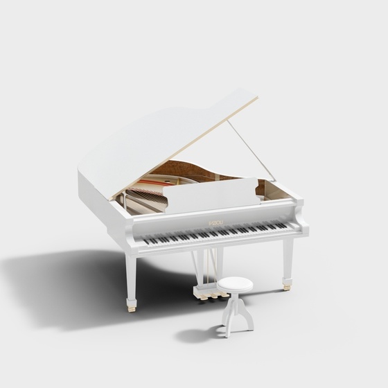 Luxury Musical Instrument,white