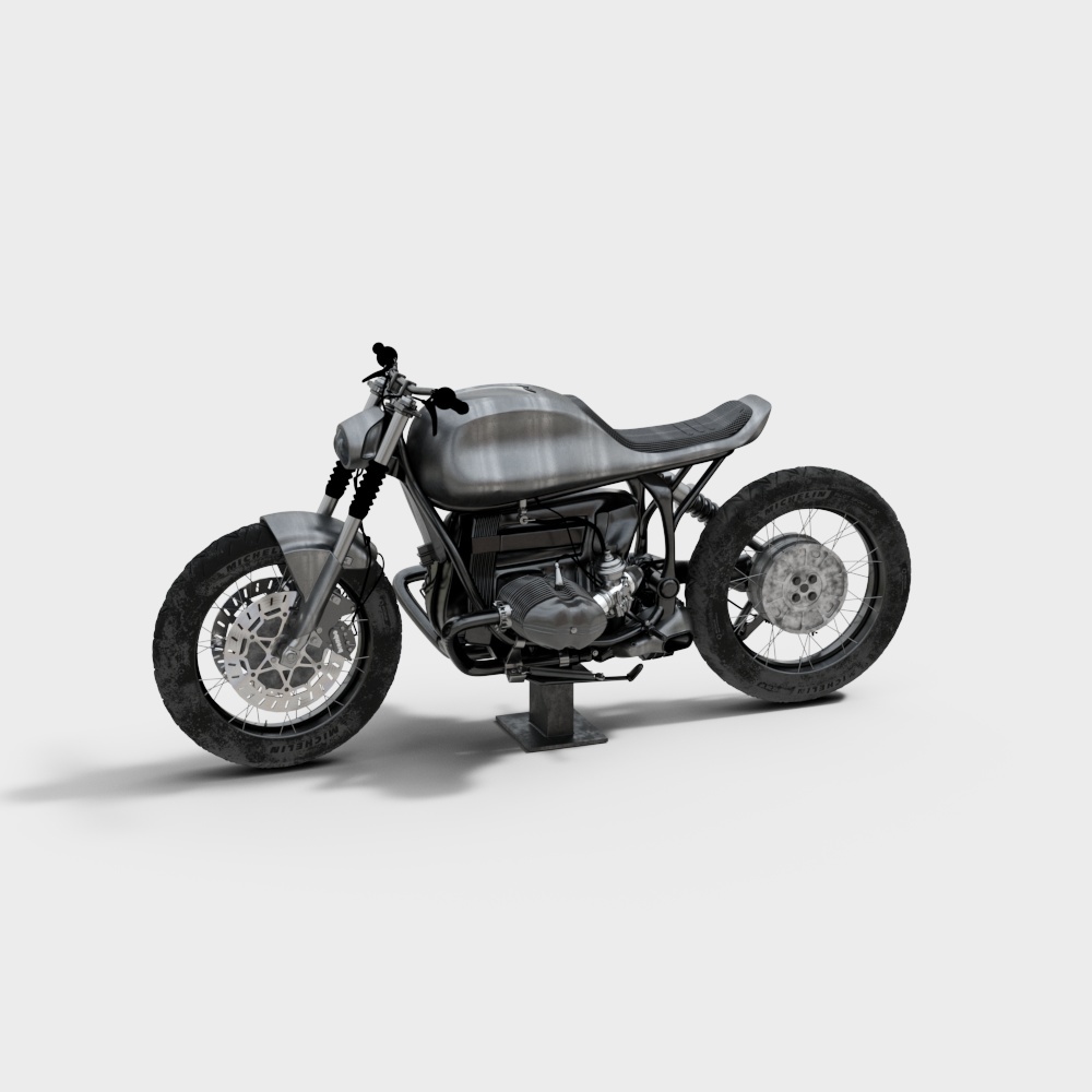 BMW R100R Motorcycle3D模型