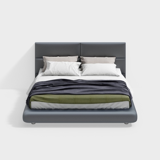 Modern Art Moderne Contemporary Twin Beds,Twin Beds,Black