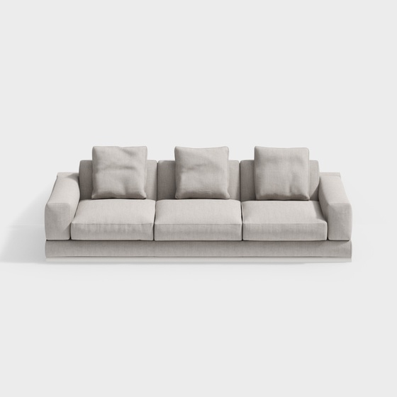 Minimalist Modern Seats & Sofas,3-seater Sofas,Three-seater Sofas,Wood color