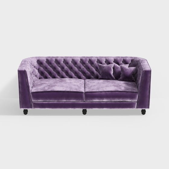Modern European Loveseats,Loveseats,Seats & Sofas,Purple