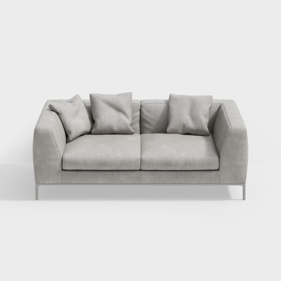 Scandinavian Modern Loveseats,Seats & Sofas,Loveseats,Gray