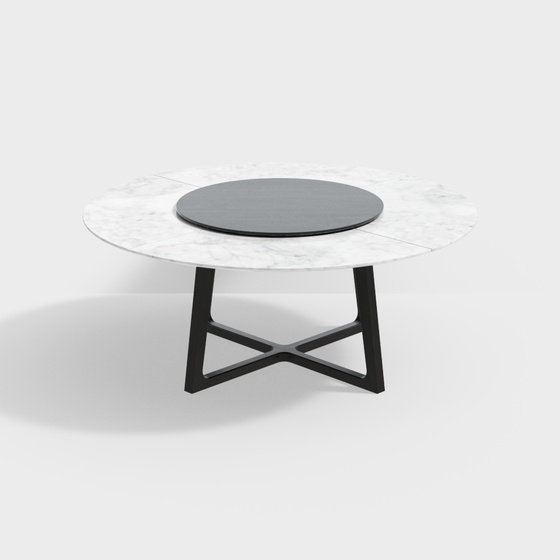 Modern Art Moderne Dining Tables,Dining Tables,Black+Gray