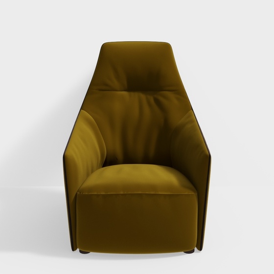 Art Moderne Modern Single Sofa,Seats & Sofas,Single Sofa,Earth color