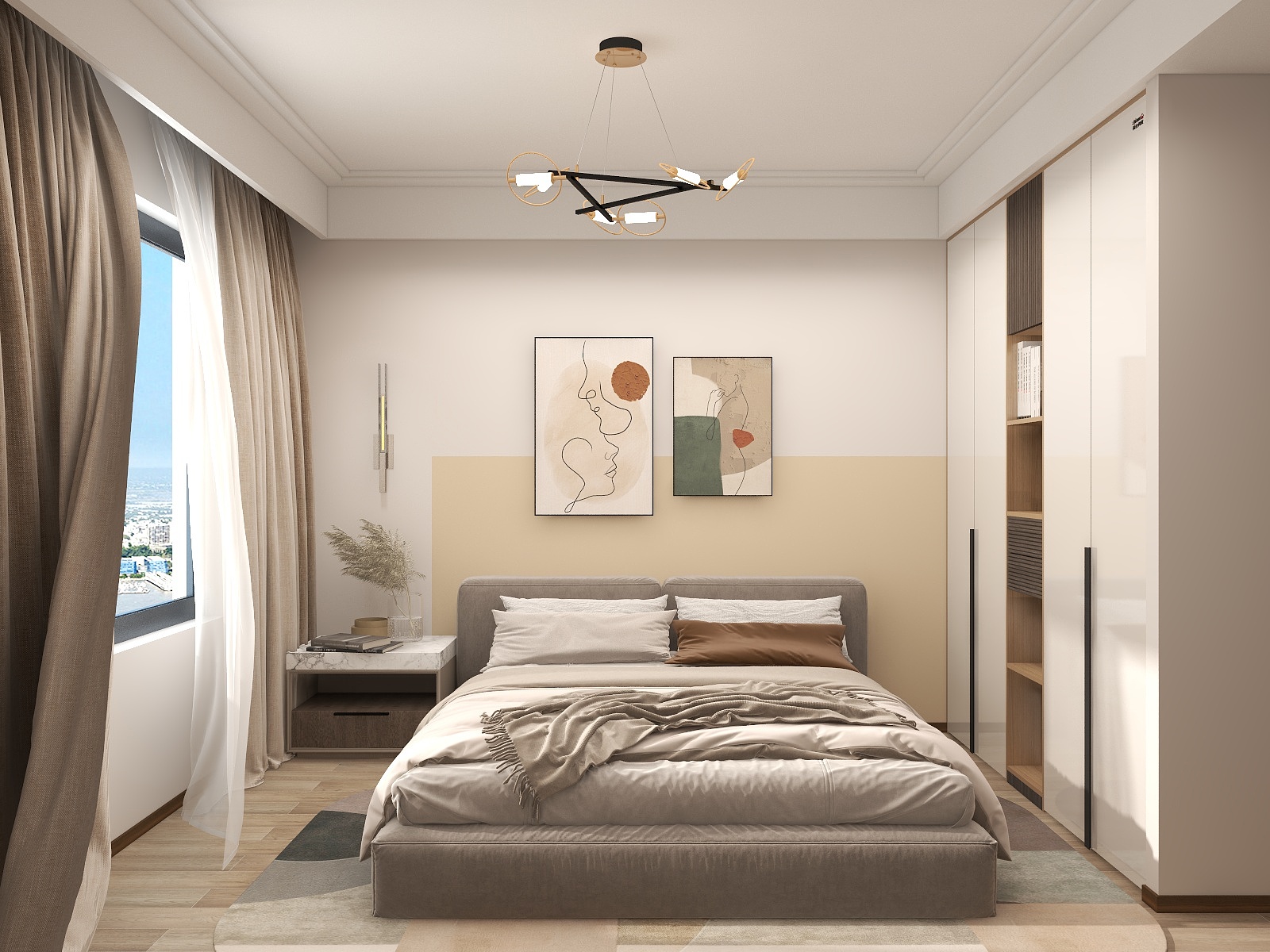 室内空间设计L-管西小区.dwg-装修设计方案