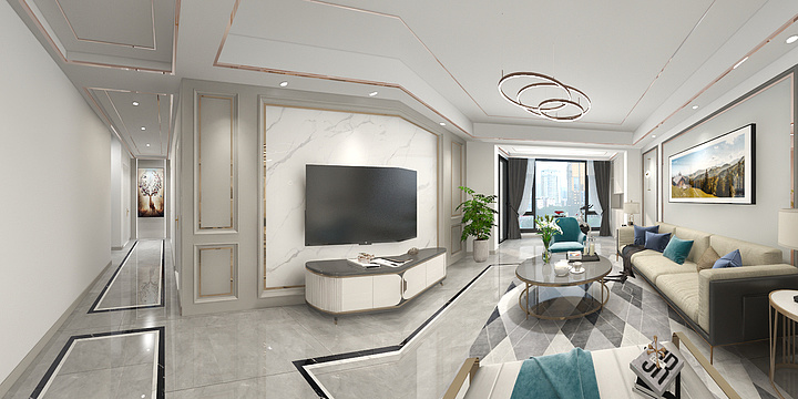 刘梅hRWP-太阳城刘总效果图2-装修设计方案