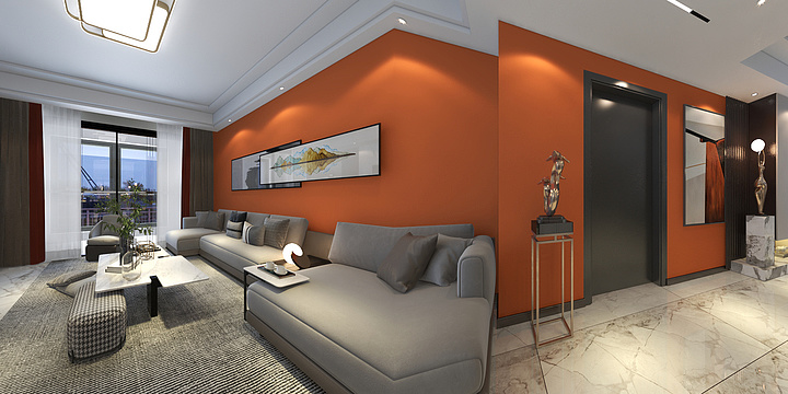 朴舍装饰NJtz-小老弟家效果图.dwg-装修设计方案