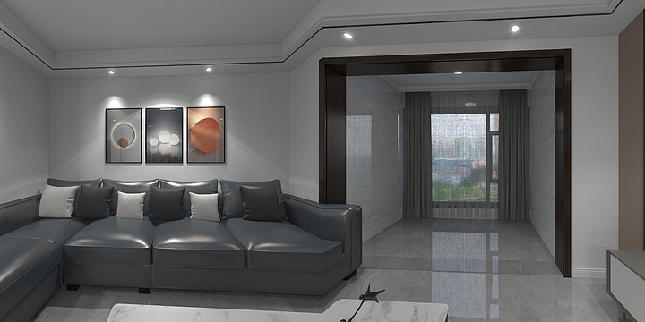 全屋整装装饰设计娄凯-鸿海国际901-装修设计方案