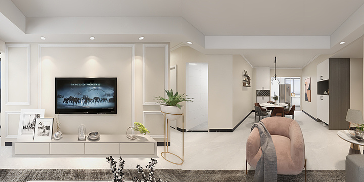 追月赶月-万达茂小区-装修设计方案