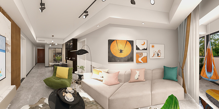 一石设计张蕾-保利心语--美好生活 130m²-装修设计方案