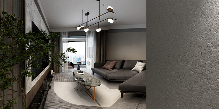 室内设计杨岚清-禧悦里89两居-装修设计方案