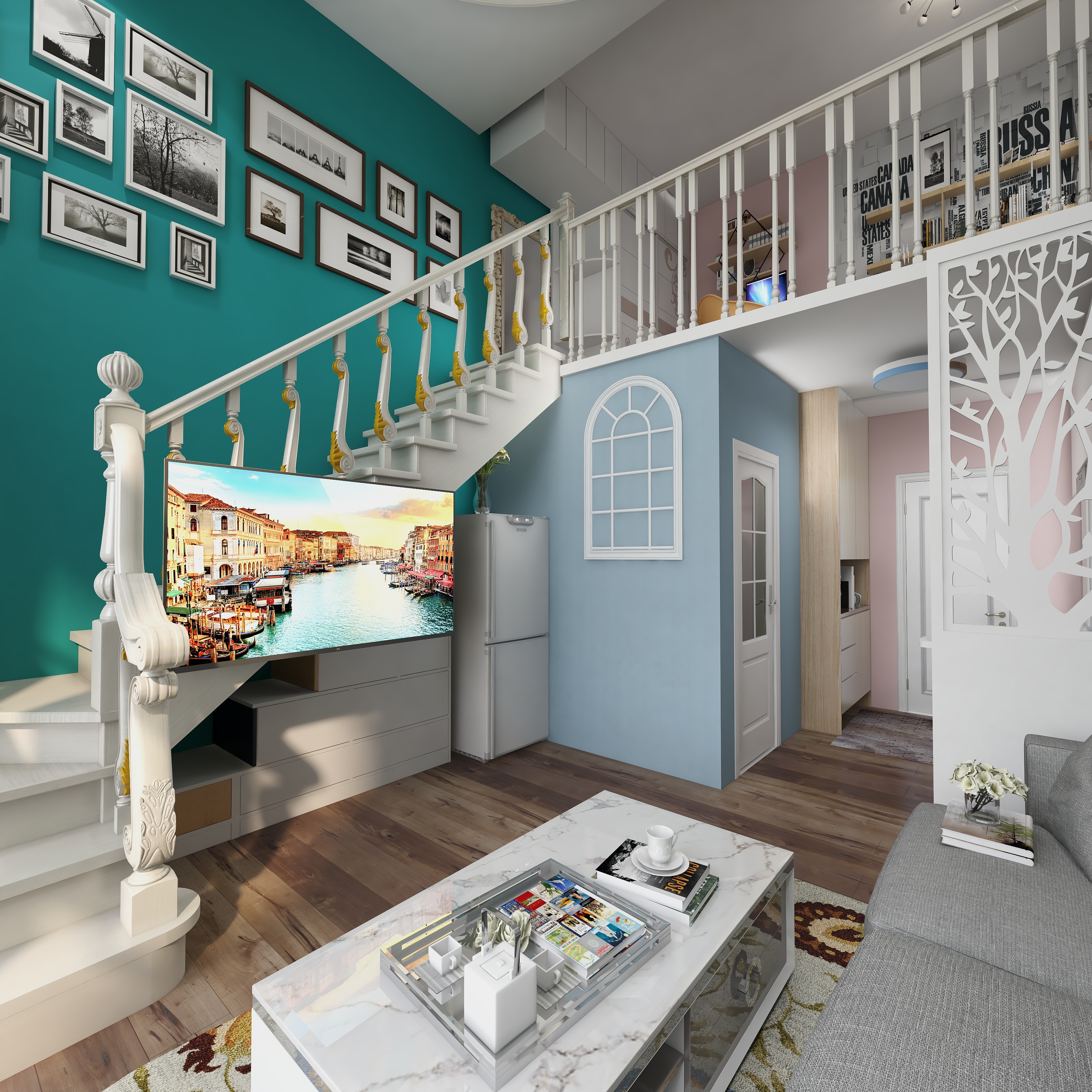 ARLEN六合空间-网红混搭公寓-装修设计方案