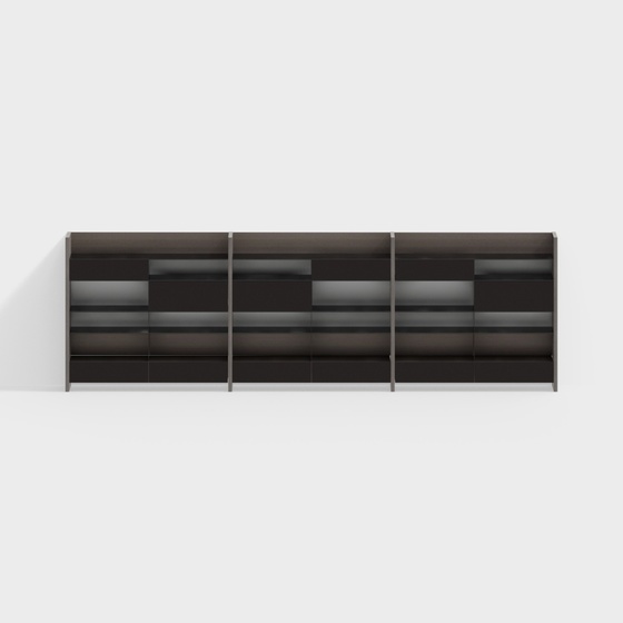 Art Moderne Modern Minimalist Bookcases,Bookcases,Black