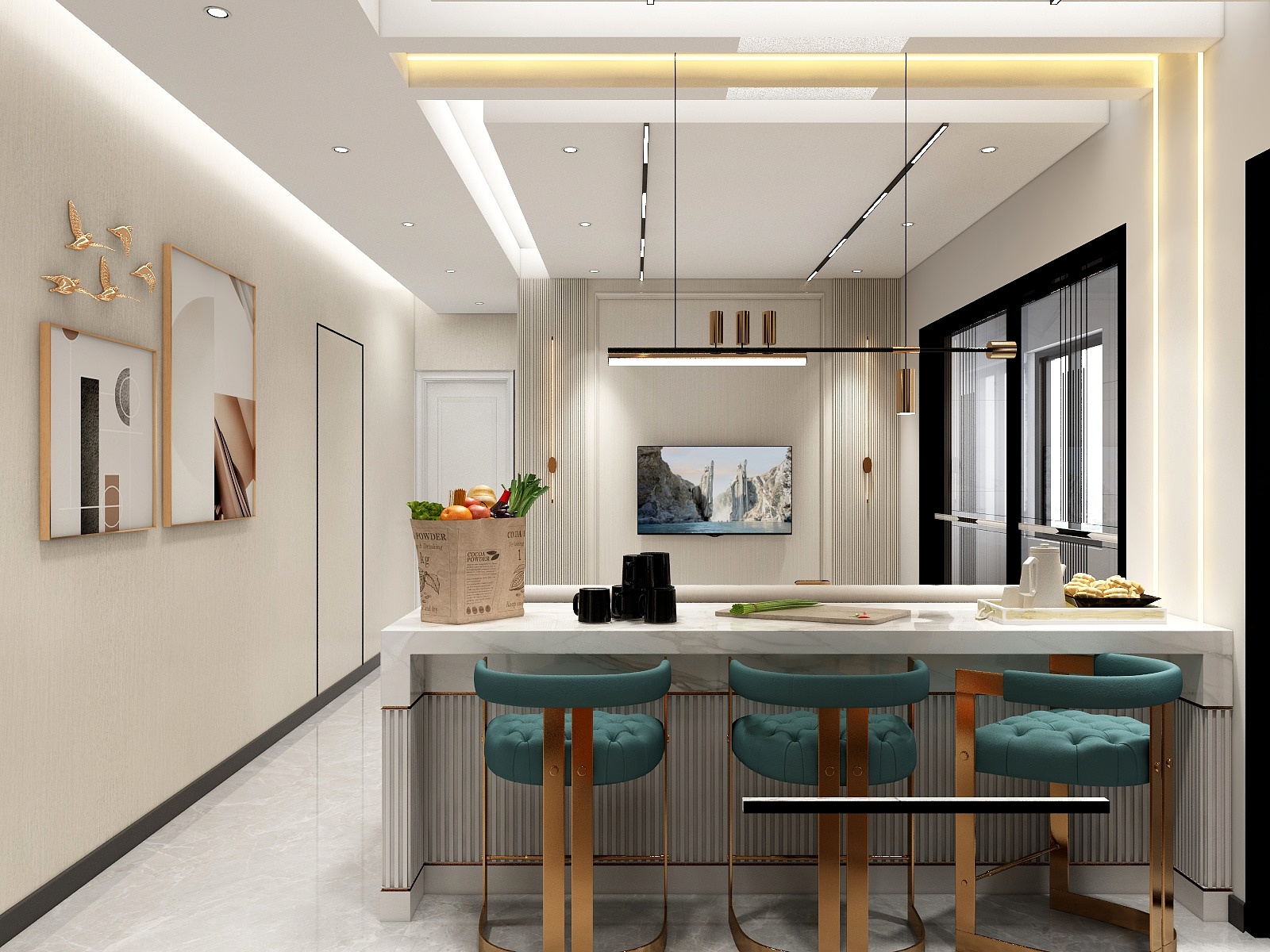 AZ设计师-瑞和园89.50㎡B户型3室2厅1卫-装修设计方案