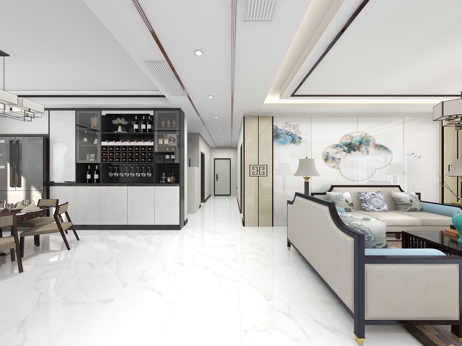 默默無聞rcOf-华瑞紫韵城168平-装修设计方案