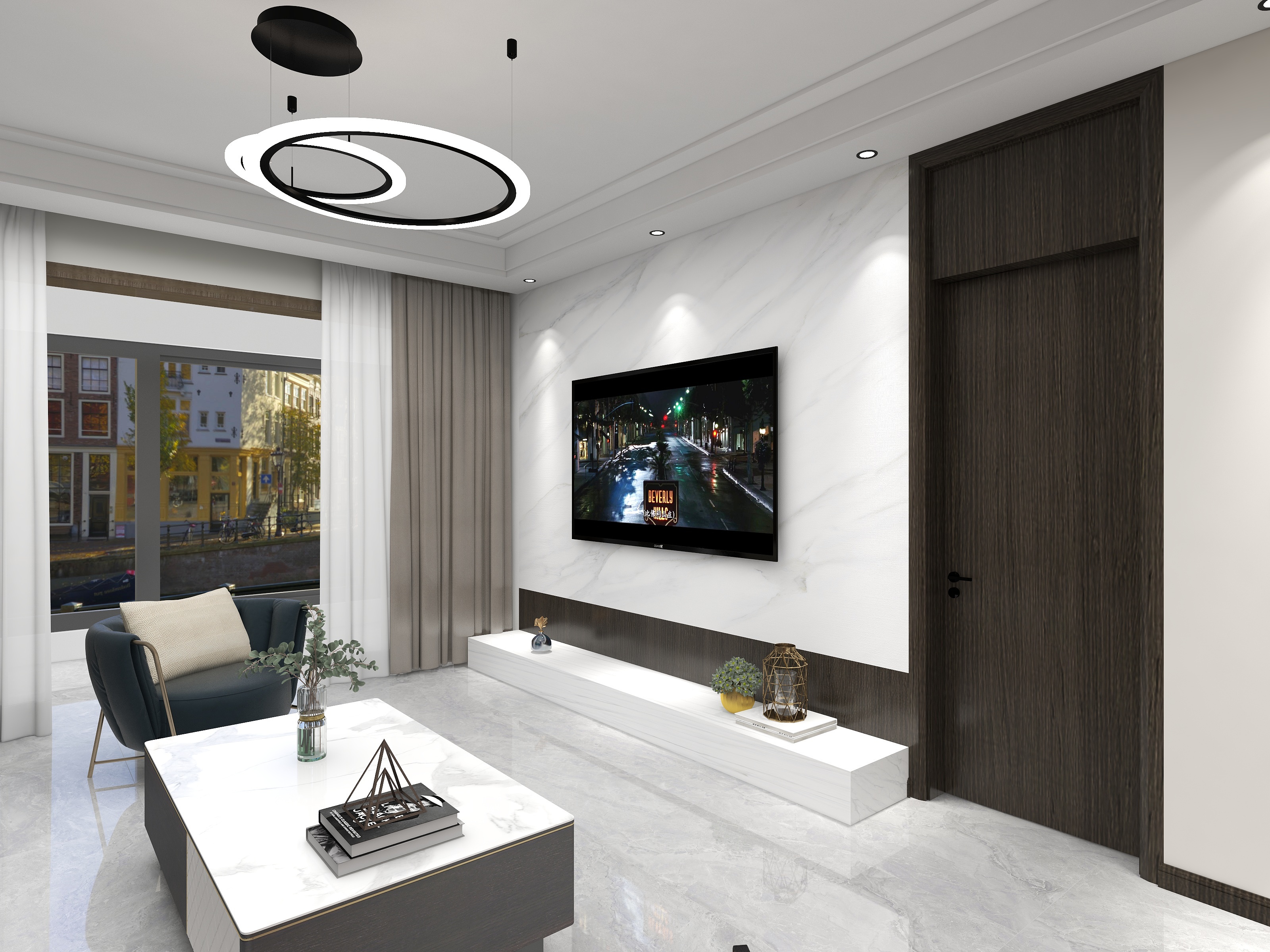 设计师星星stella-恒达美园现代-装修设计方案