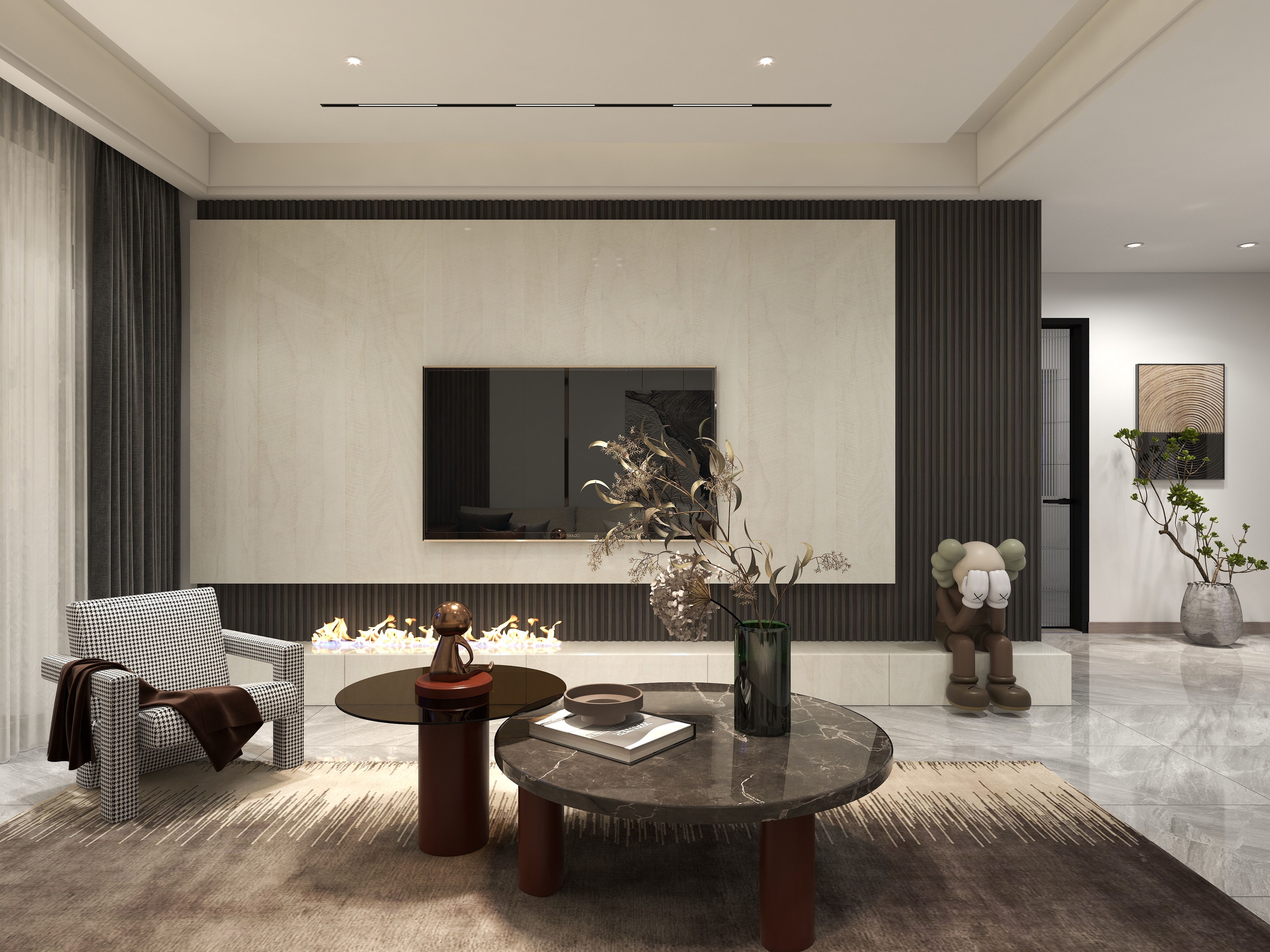 国家重要部门-现代风-100平-装修设计方案