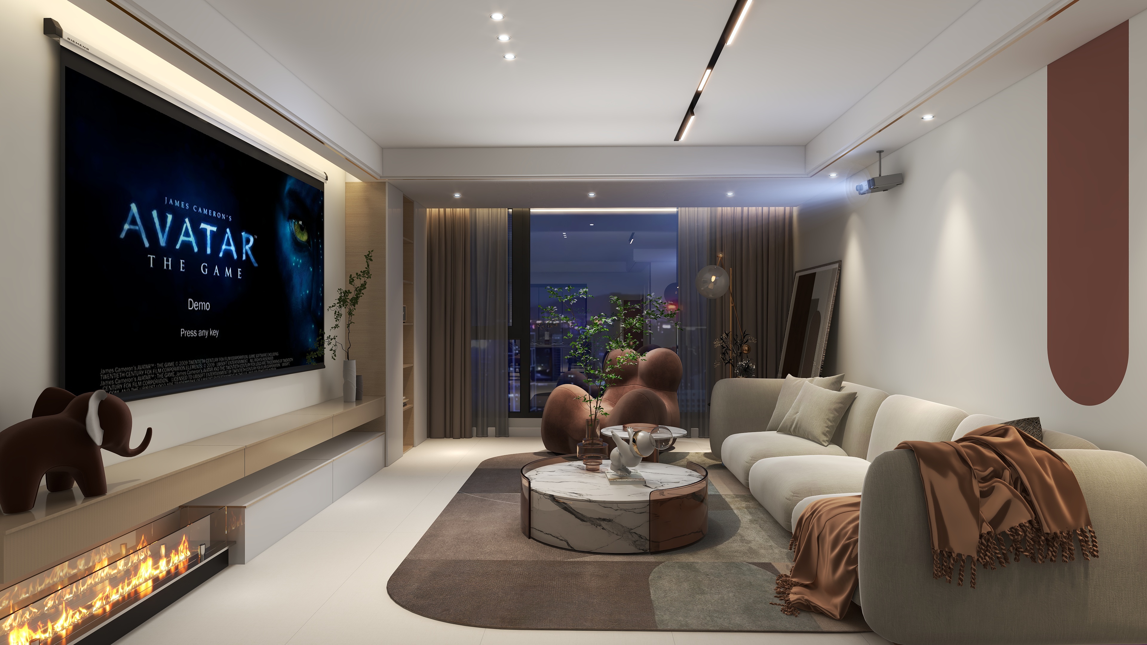 德江华誉装饰-公园华府户型.2装修效果图