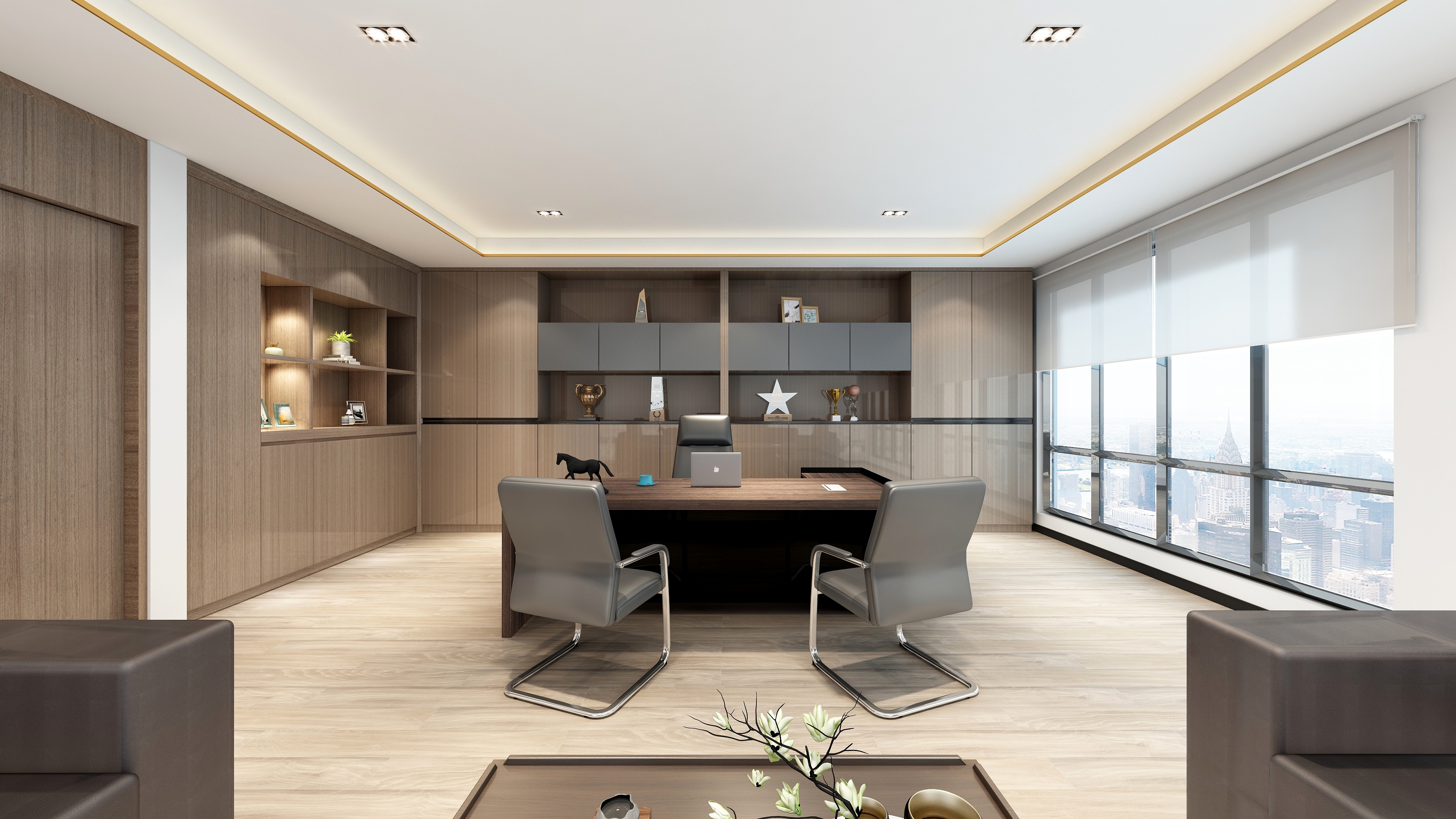 武汉分公司iF-金控副总办-装修设计方案