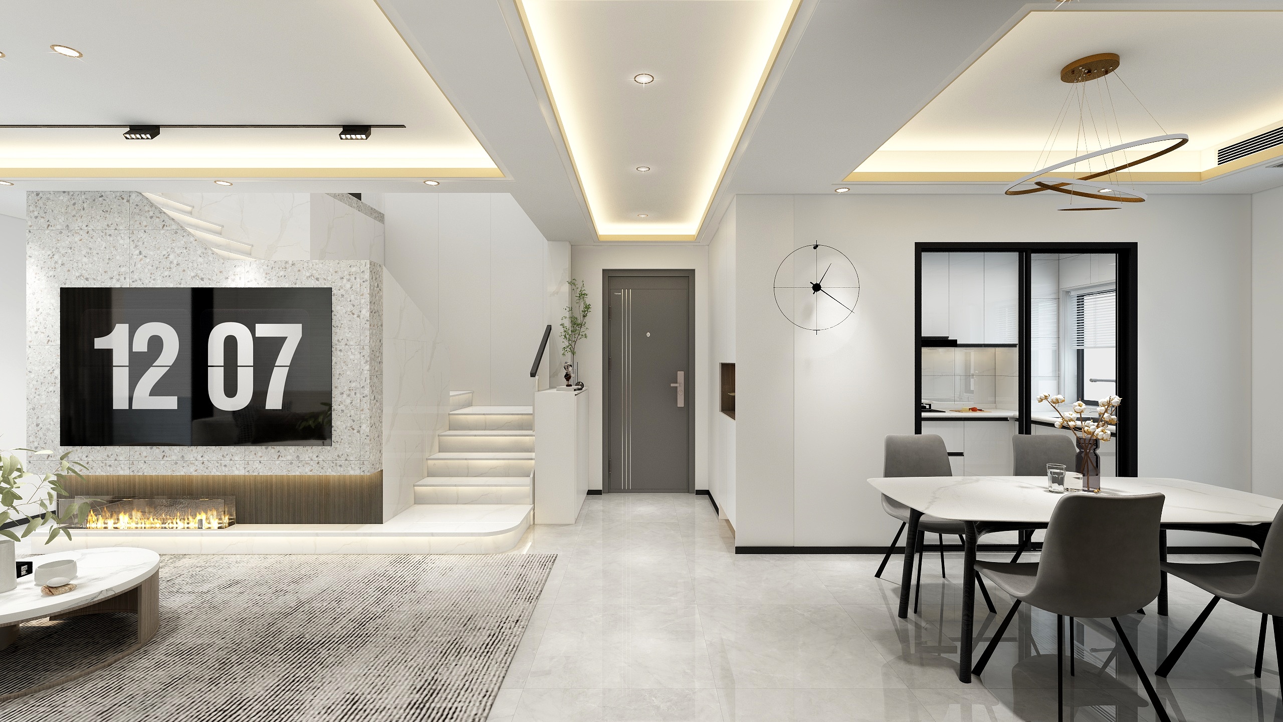 YJ设计蒋亚杰-路劲九郡-洋房顶复-装修设计方案