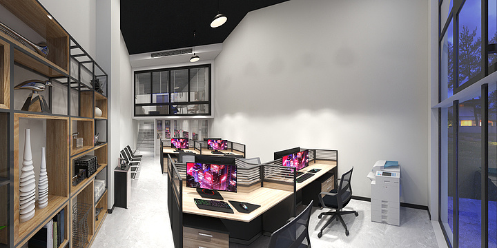 华东室内设计-450号徐总办公室.dwg-装修设计方案