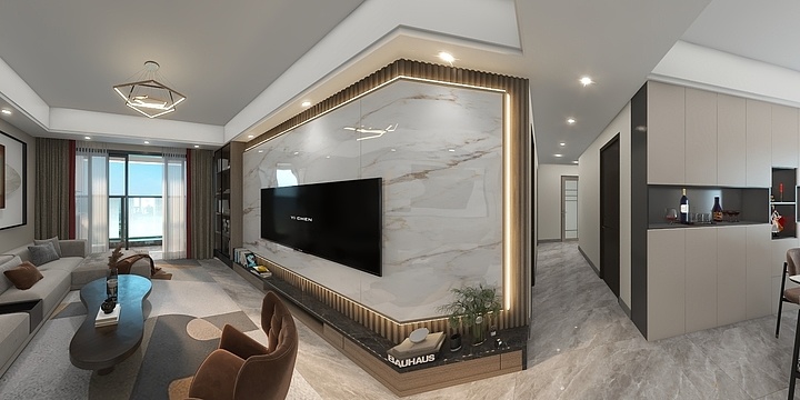 Mi丶F-中梁·旭辉·壹号院68栋3201-装修设计方案