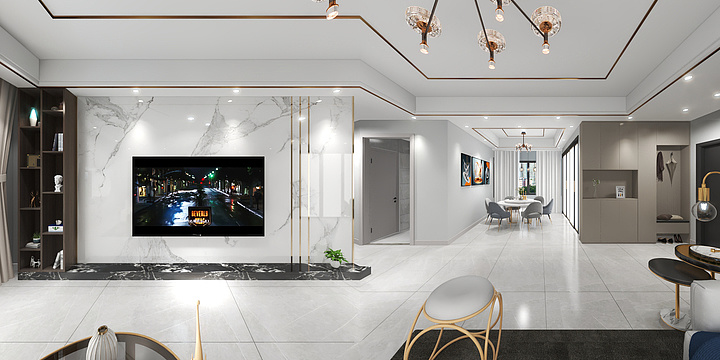 博乐市夏谷装饰设计-汇富华庭1-2-1401-装修设计方案