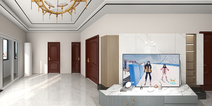 小齐广利-瑞和园89.50㎡B户型3室2厅1卫-装修设计方案