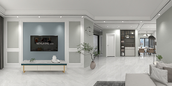 清茶、FgHC-新店小区一单元9—703西.dwg-装修设计方案