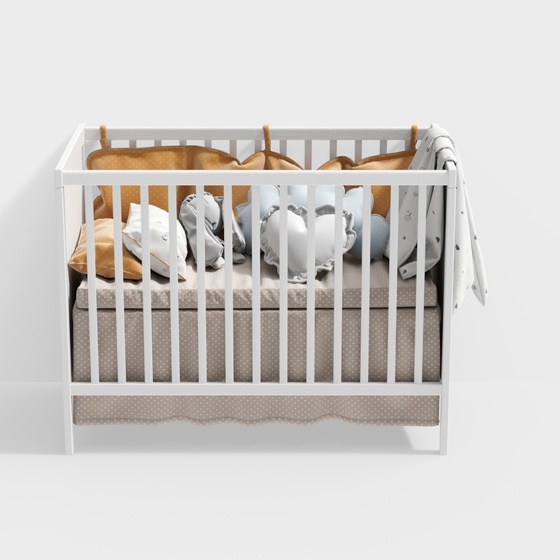 Scandinavian Cribs,beige