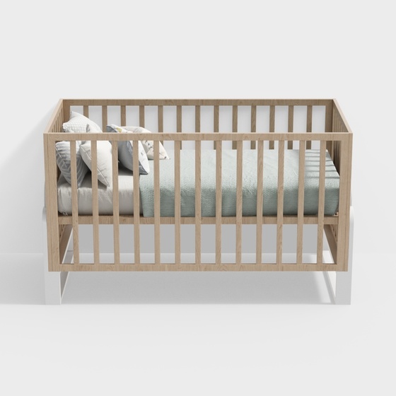 Scandinavian Cribs,wood color