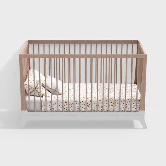 Scandinavian Cribs,brown