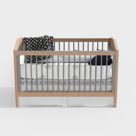 Scandinavian Cribs,wood color