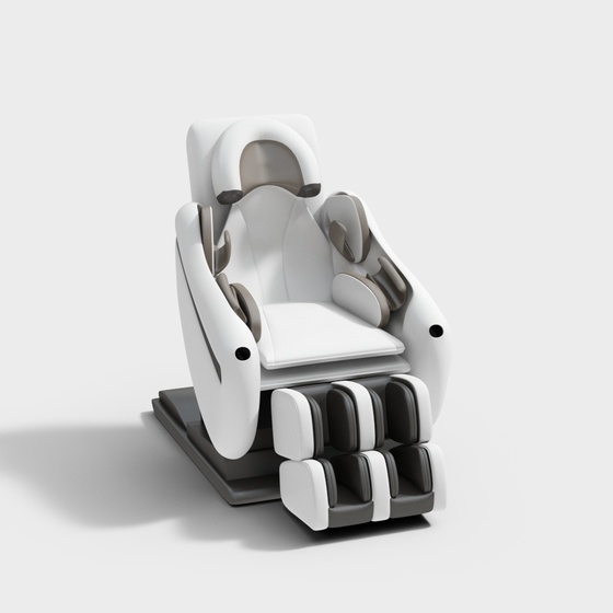Modern Footstools,Massage Chair,silver
