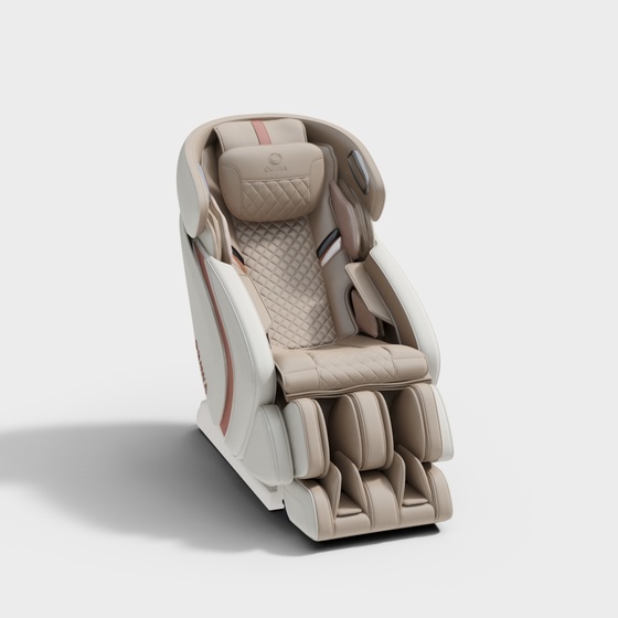 Modern Massage Chair,Footstools,beige