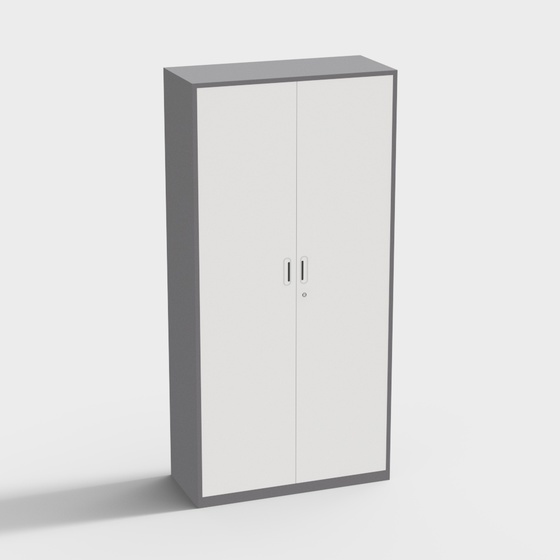 TT-055 Color Double Door Cabinet 3D Model